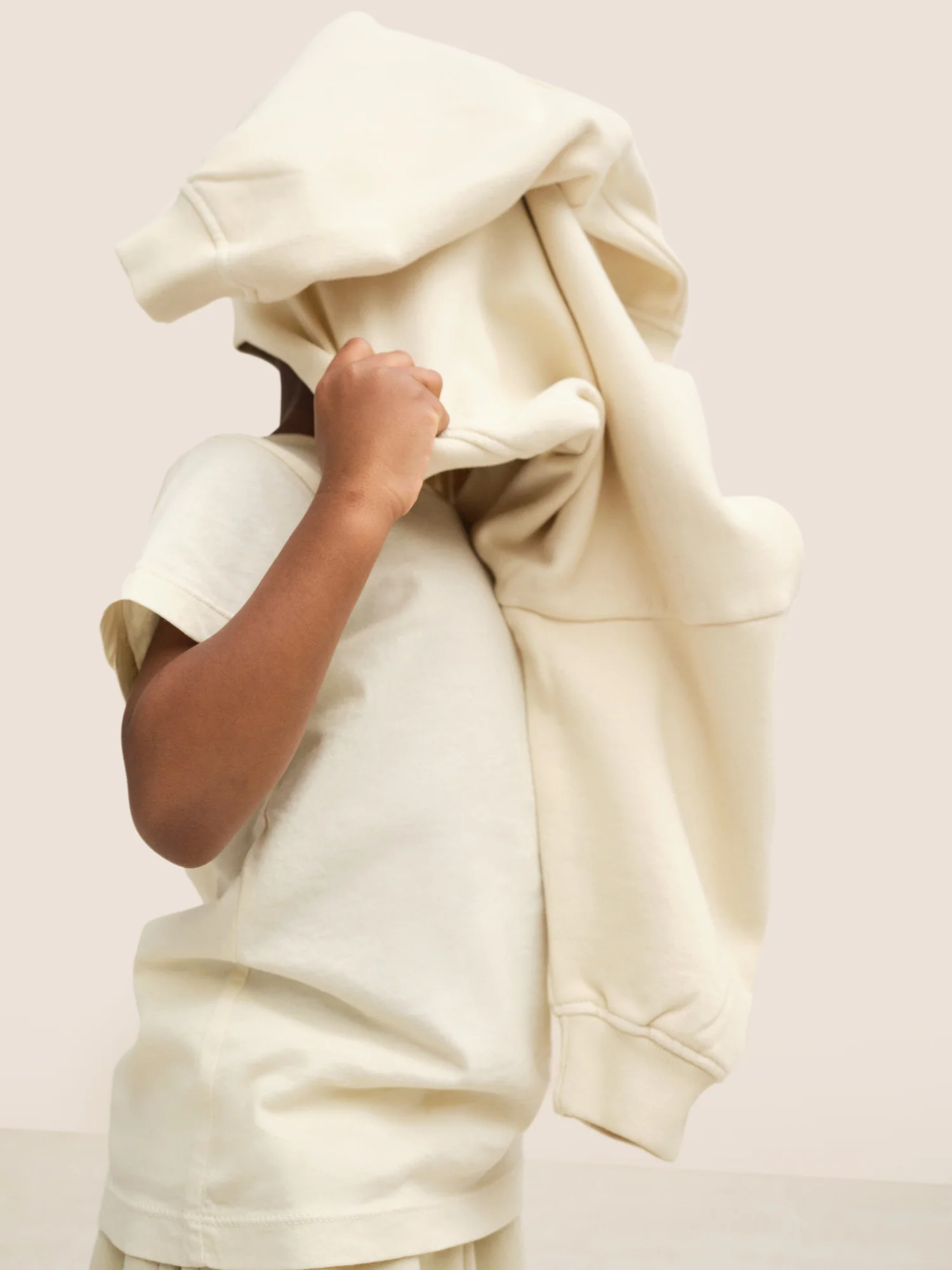Mini Organic Fleece Crew Neck Sweatshirt - Image 4