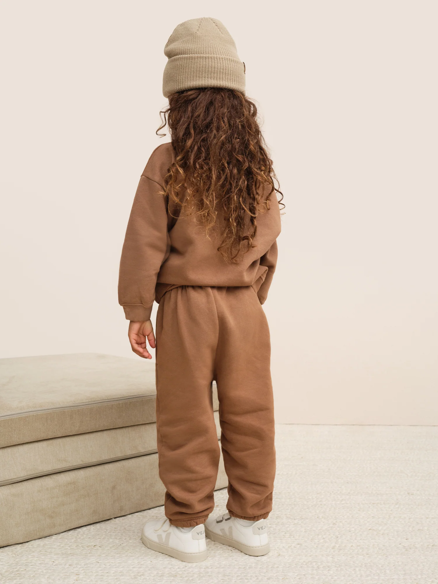 Mini Organic Fleece Crew Neck Sweatshirt - Image 5